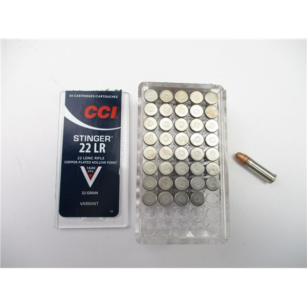CCI .22 LONG RIFLE STINGER AMMO