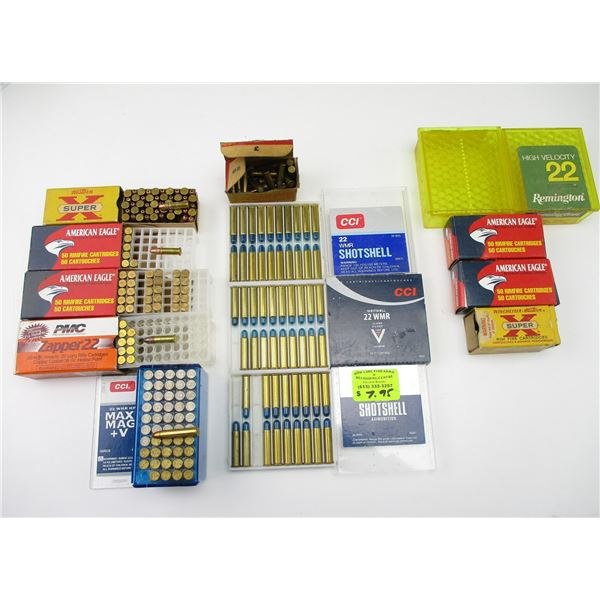 ASSORTED .22 AMMO LOT