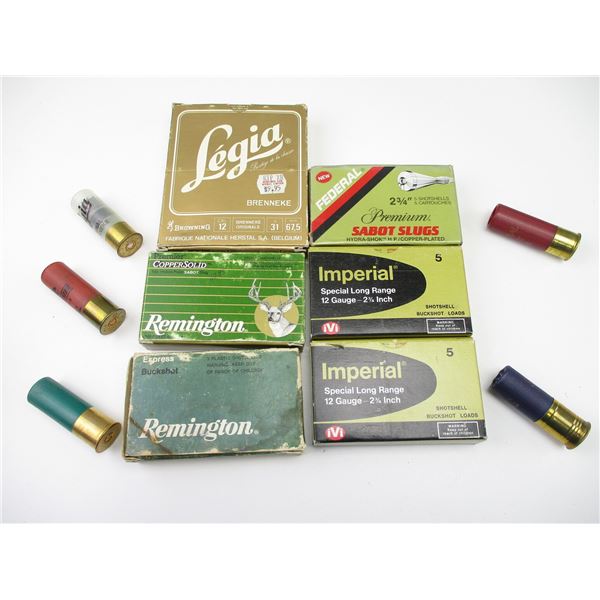 ASSORTED 12 GAUGE SLUGS LOT