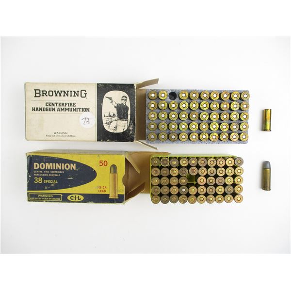 ASSORTED .38 SPECIAL AMMO