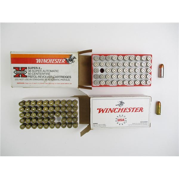 WINCHESTER .38 SUPER +P AMMO