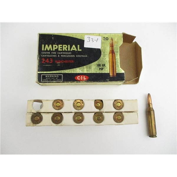 IMPERIAL .243 WIN AMMO