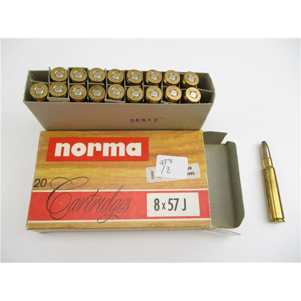 NORMA 8X57J AMMO