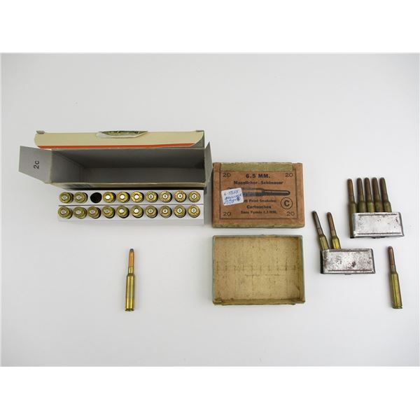 ASSORTED 6.5MM MANN SCHOEN AMMO