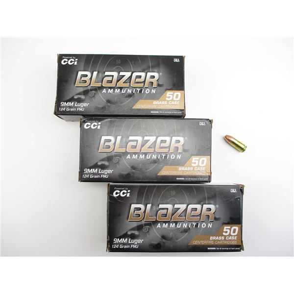 CCI BLAZER 9MM LUGER AMMO