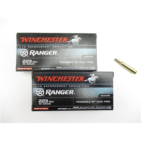 WINCHESTER .223 REM FRANGIBLE AMMO