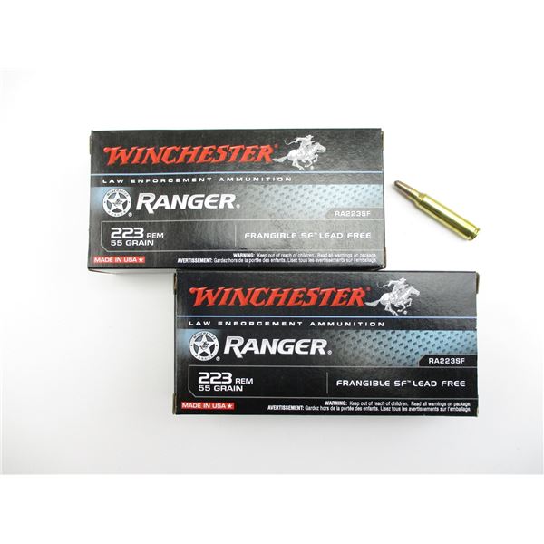 WINCHESTER .223 REM FRANGIBLE AMMO