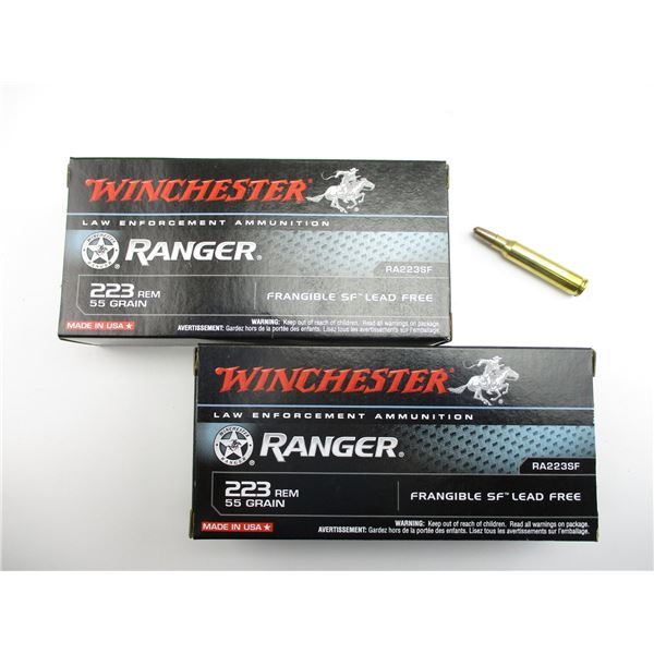 WINCHESTER .223 REM FRANGIBLE AMMO