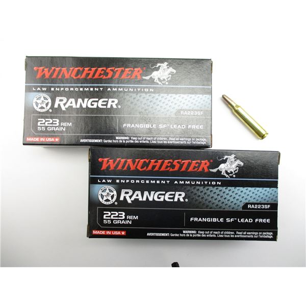 WINCHESTER .223 REM FRANGIBLE AMMO