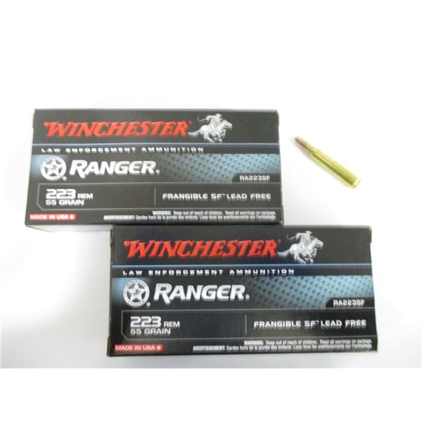 WINCHESTER .223 REM FRANGIBLE AMMO