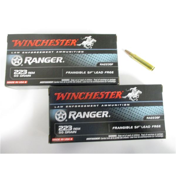 WINCHESTER .223 REM FRANGIBLE AMMO