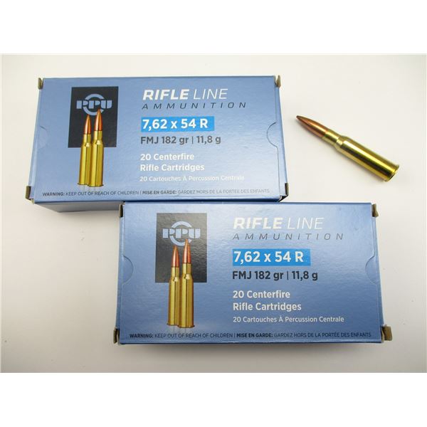 PPU 7.62X54R AMMO
