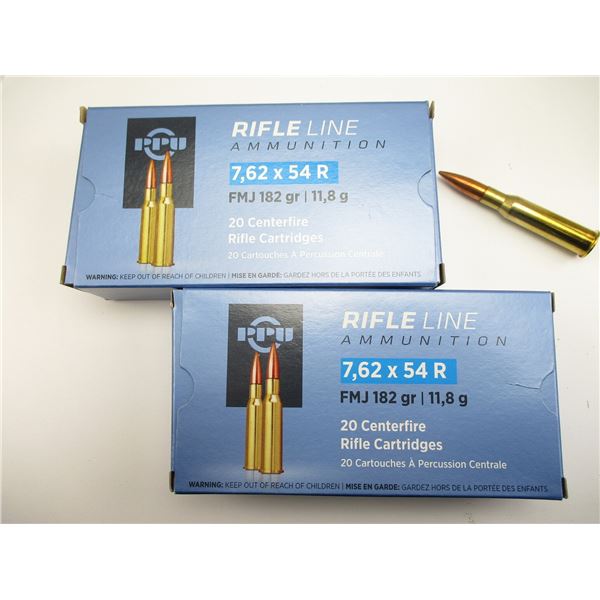 PPU 7.62X54R AMMO