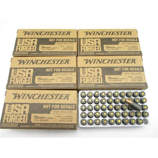 WINCHESTER 9MM LUGER AMMO