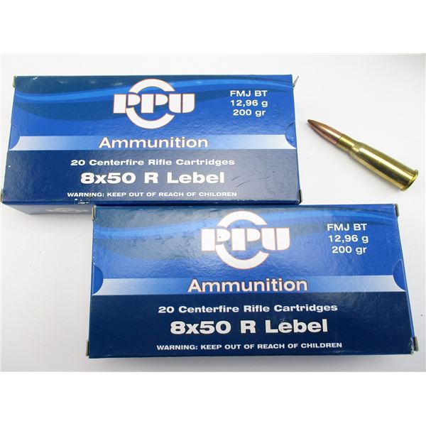 PPU 8X50R LEBEL AMMO