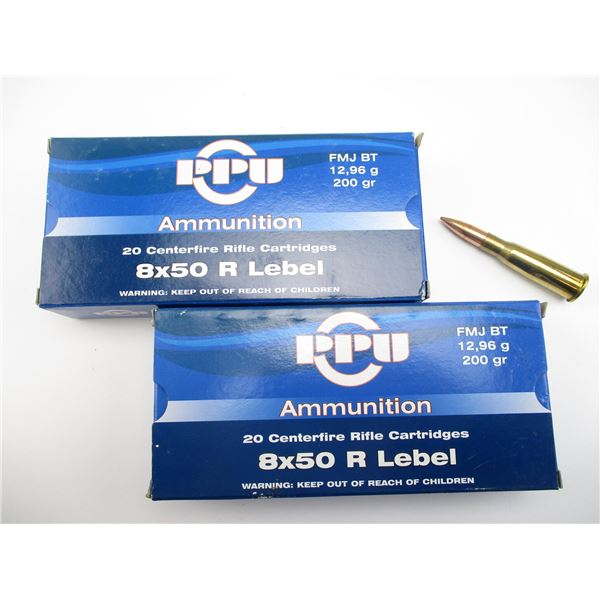 PPU 8X50R LEBEL AMMO