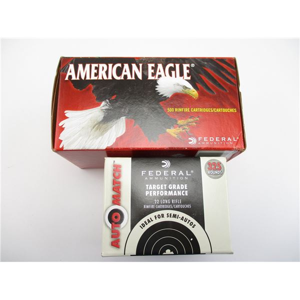 ASSORTED FEDERAL .22 LONG RIFLE AMMO