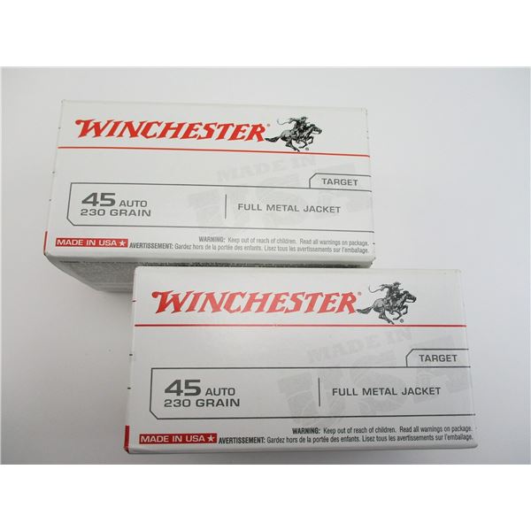 WINCHESTER .45 AUTO AMMO