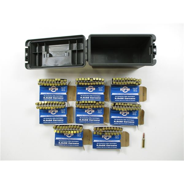 PPU 6.5X52 CARCANO AMMO