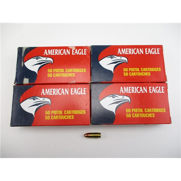 FEDERAL 9MM LUGER AMMO