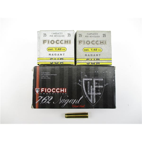 FIOCCHI 7.62MM NAGANT AMMO