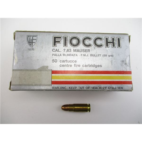 FIOCCHI 7.63 MAUSER AMMO