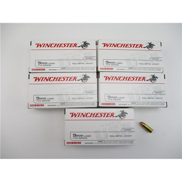 WINCHESTER 9MM LUGER AMMO