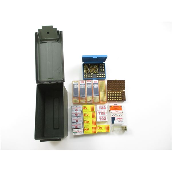ASSORTED .22 LONG RIFLE AMMO
