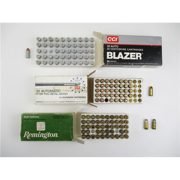 ASSORTED .32 AUTO AMMO