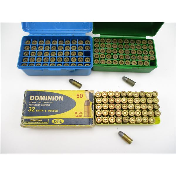 ASSORTED DOMINION .32 S&W AMMO