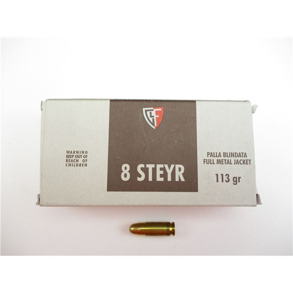 FIOCCHI 8 STEYR AMMO