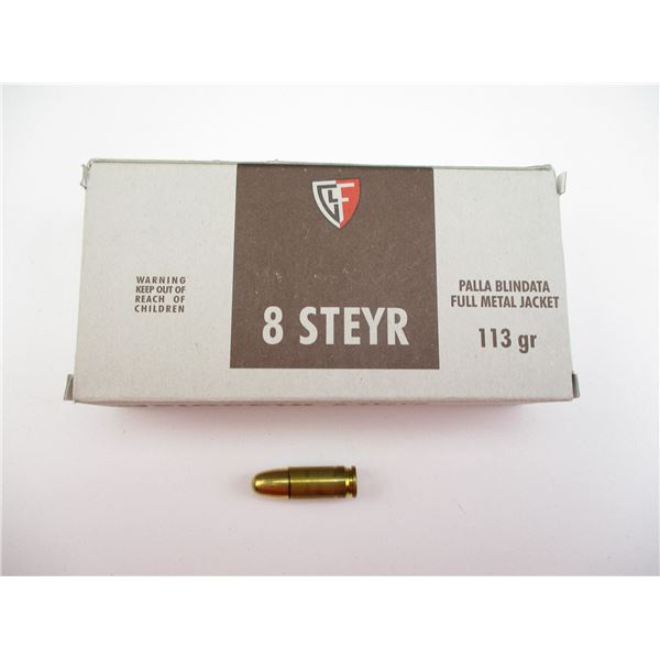 FIOCCHI 8 STEYR AMMO