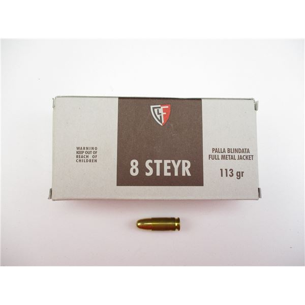 FIOCCHI 8 STEYR AMMO