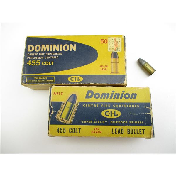 DOMINION .455 COLT AMMO
