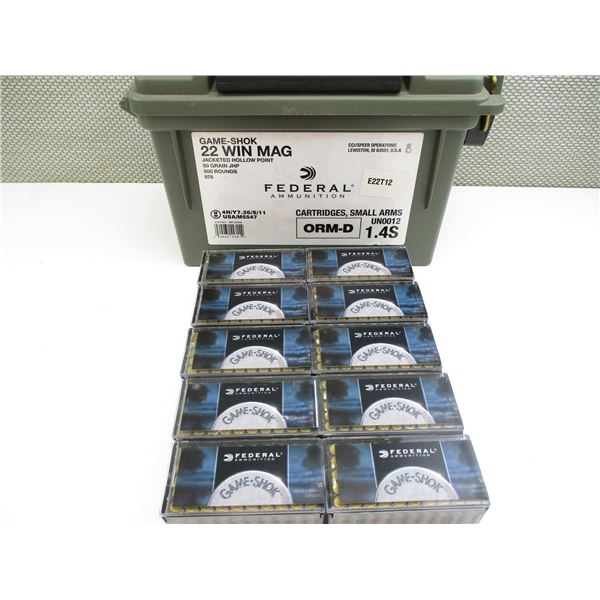 FEDERAL .22 WIN MAG AMMO
