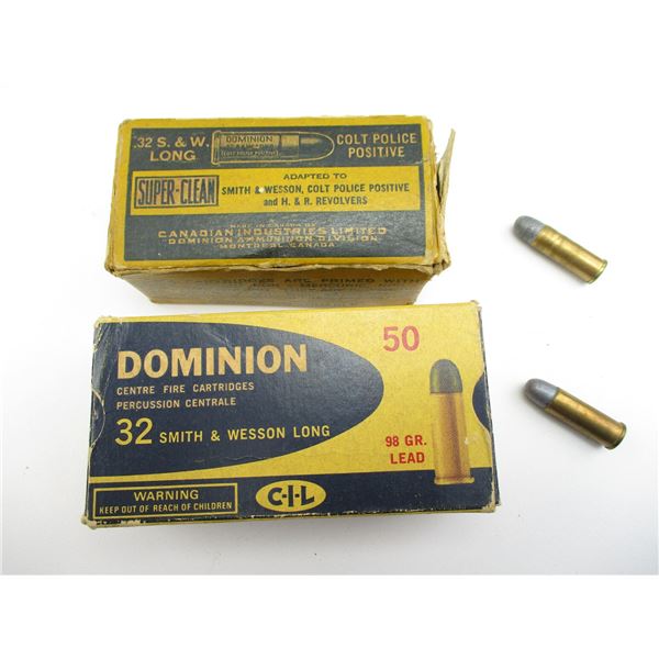 CIL DOMINION .32 S&W LONG AMMO