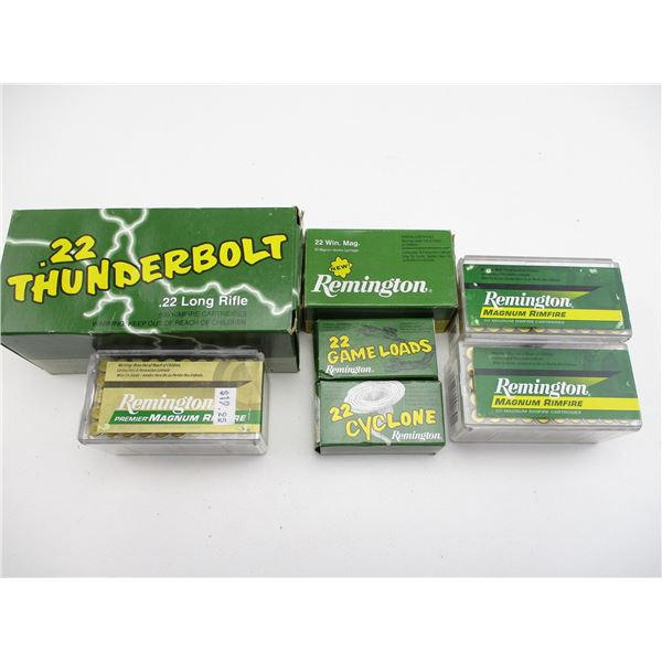 REMINGTON ASSORTED .22 AMMO