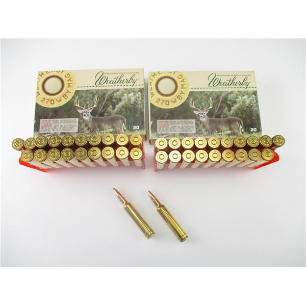 WEATHERBY .270 WBY MAG AMMO