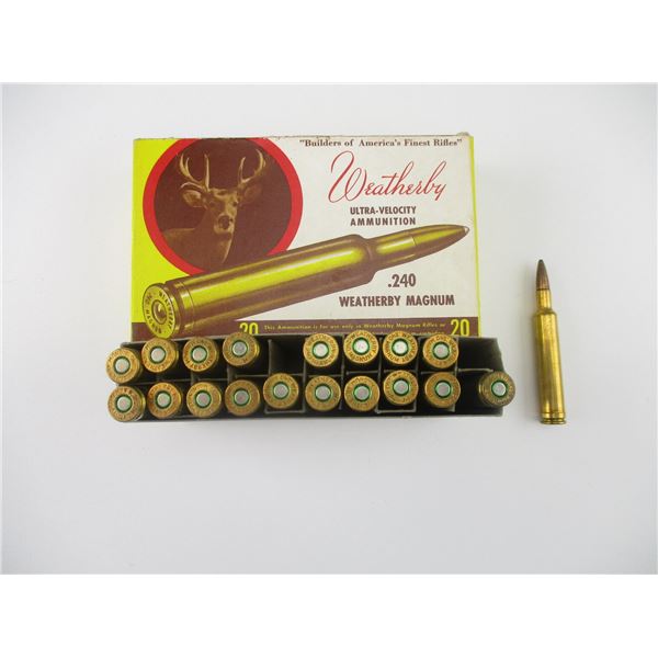 WEATHERBY .240 WBY MAG AMMO