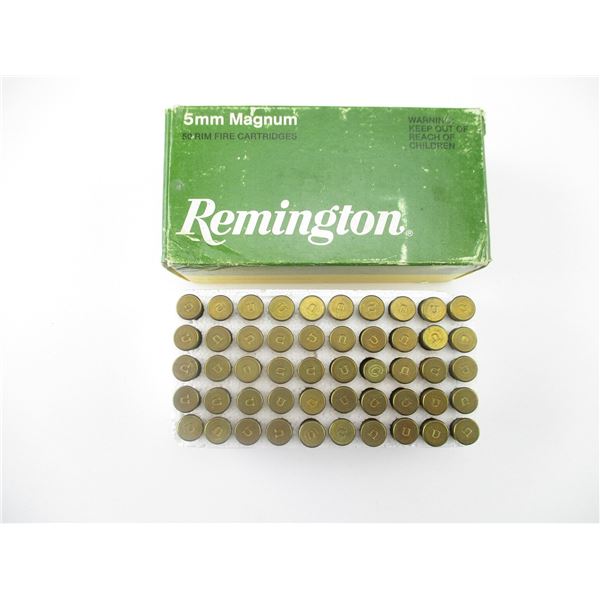 REMINGTON 5MM MAGNUM AMMO