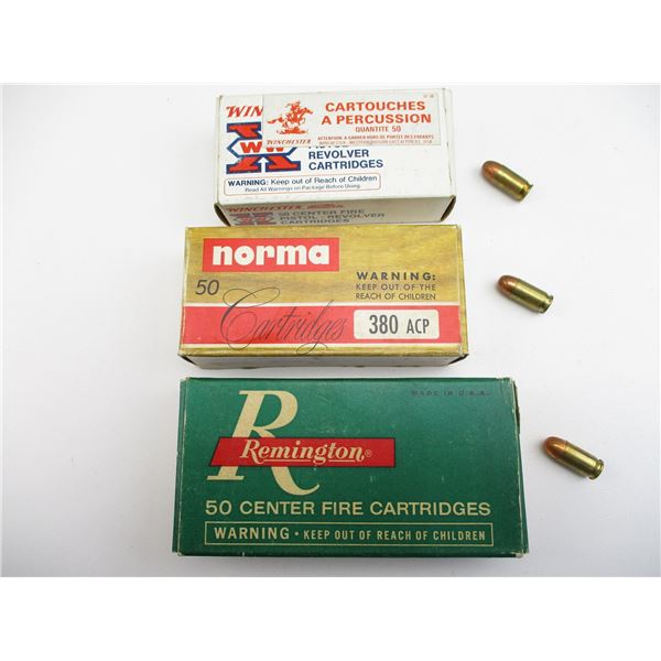 ASSORTED .380 AUTO AMMO