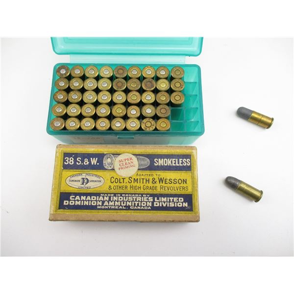 ASSORTED .38 S&W AMMO