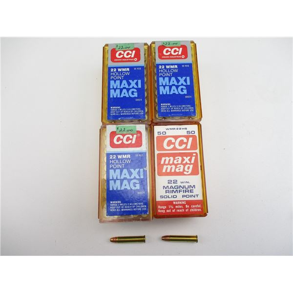 CCI .22 WMR MAXI MAG AMMO