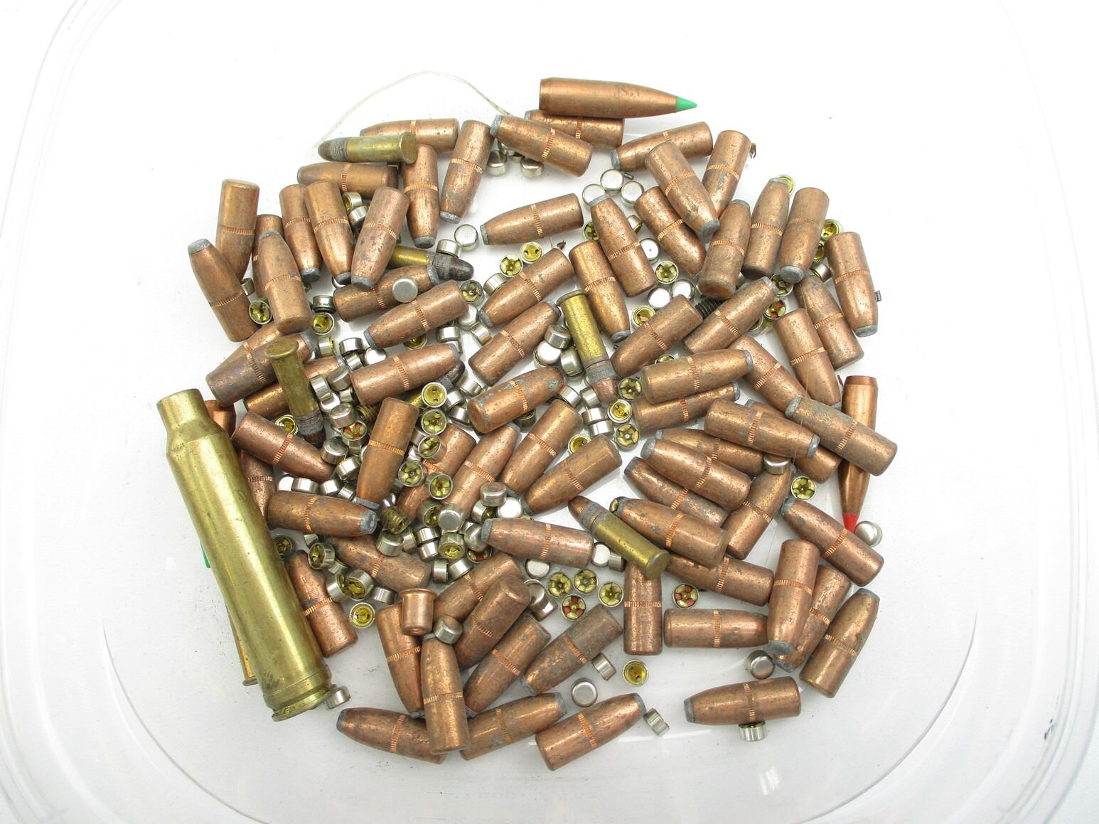 ASSORTED AMMO, PRIMERS AND BULLETS LOT