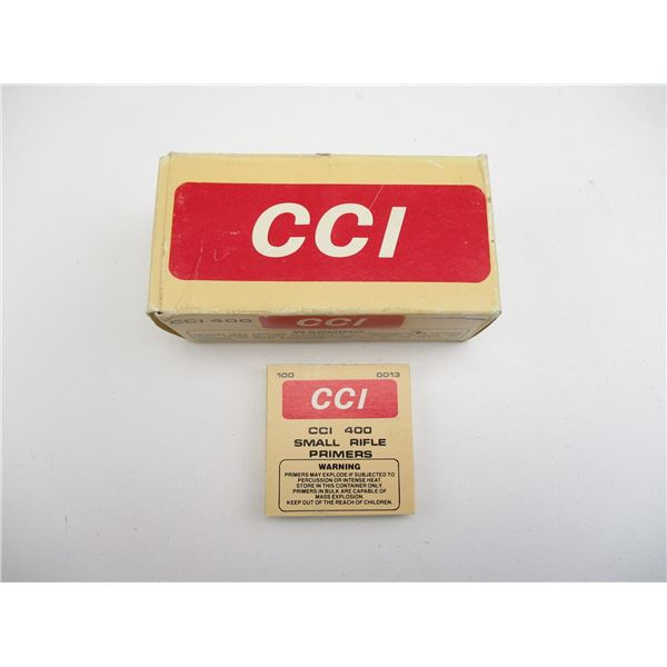 CCI SMALL RIFLE PRIMERS LOT