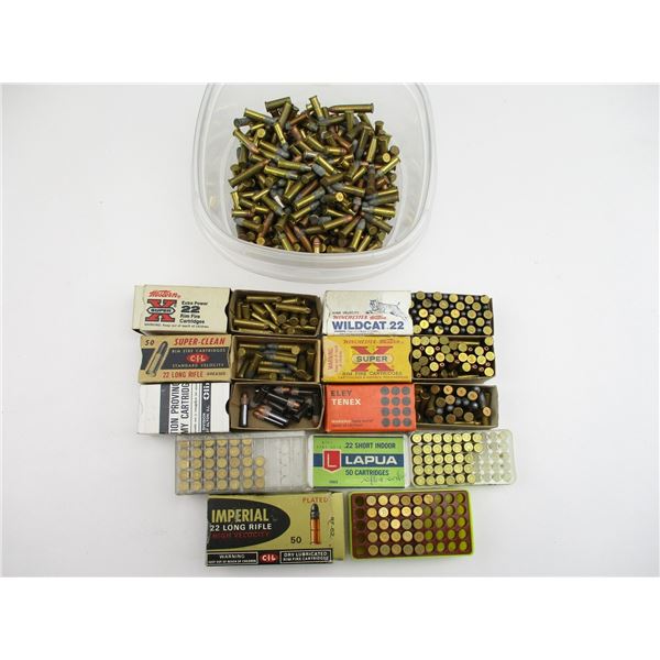 ASSORTED .22 AMMO LOT