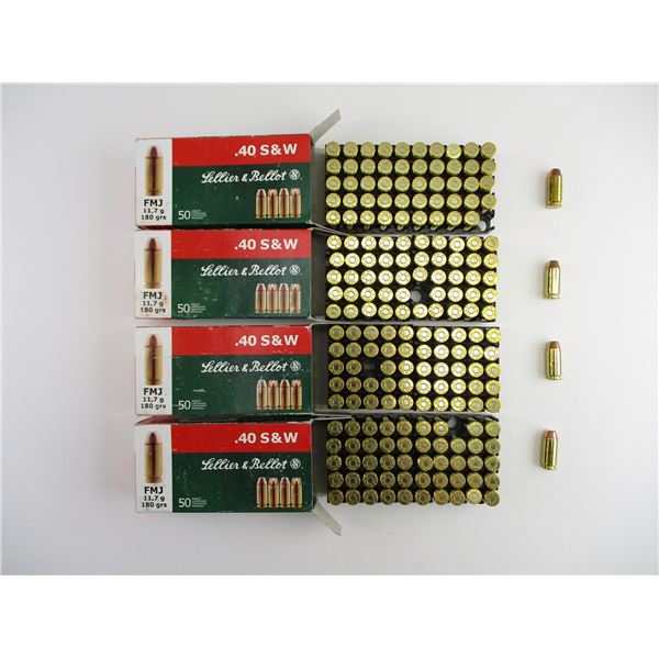 SELLIER & BELLOT .40 S&W AMMO