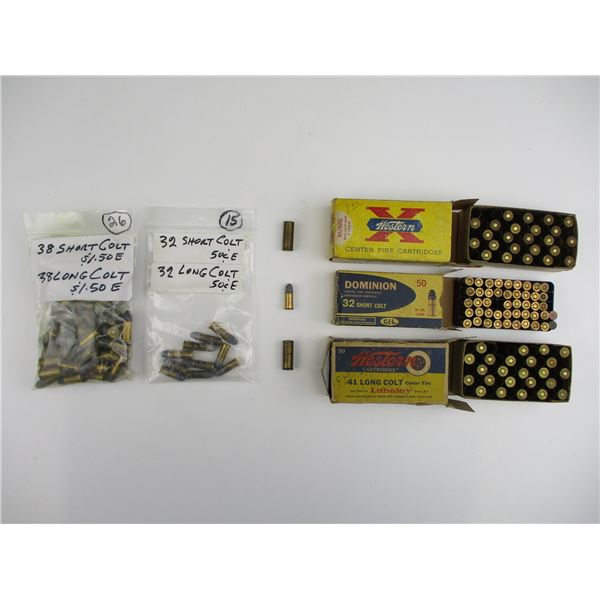 ASSORTED COLT REVOLVER AMMO