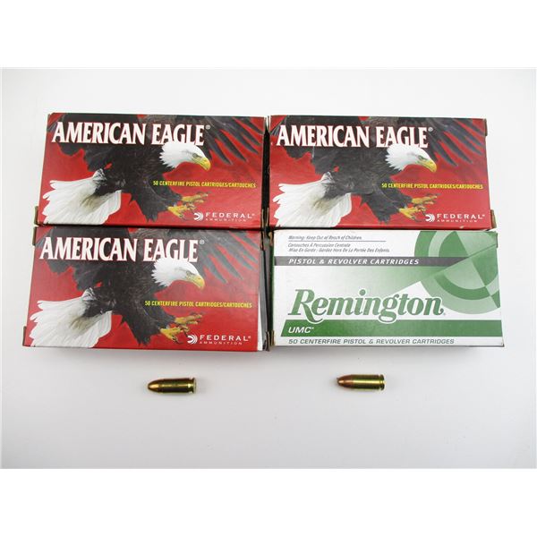 ASSORTED 9MM LUGER AMMO
