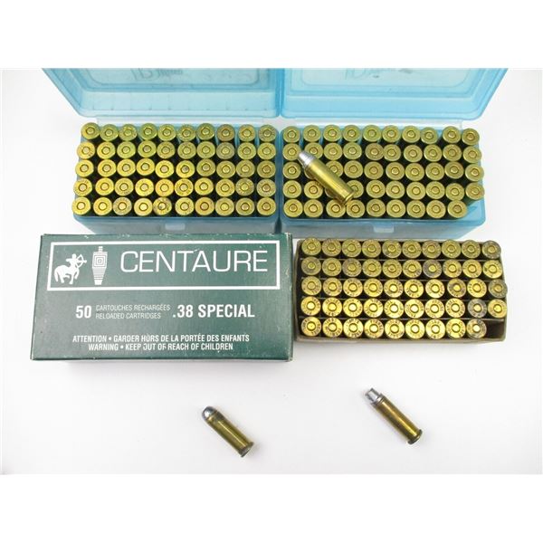 RELOADED .38 SPECIAL AMMO LOT
